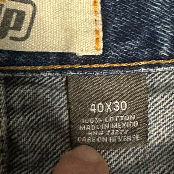 Urban Pipeline Up Mens Relaxed Straight Baggy Distressed Jeans Tag 40x30 - Picture 4 of 15